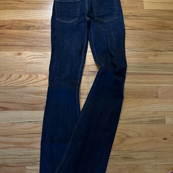 Theory Dark Wash Fit and Flare/Bootcut Jeans - Picture 2 of 7